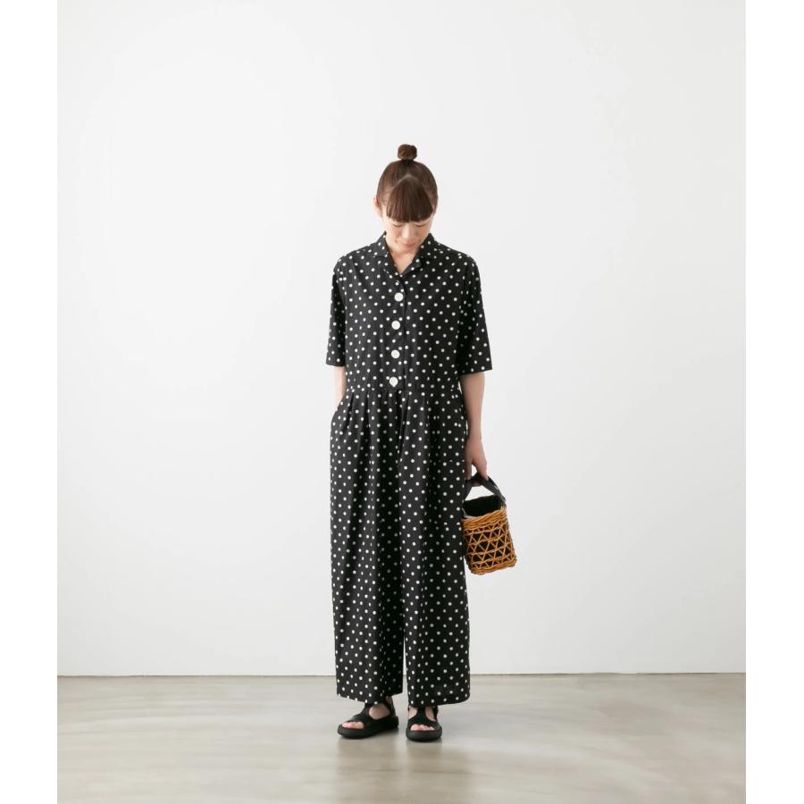 サラウェア Polka Dot Print Jumpsuit ポルカドットプリント ジャンプ