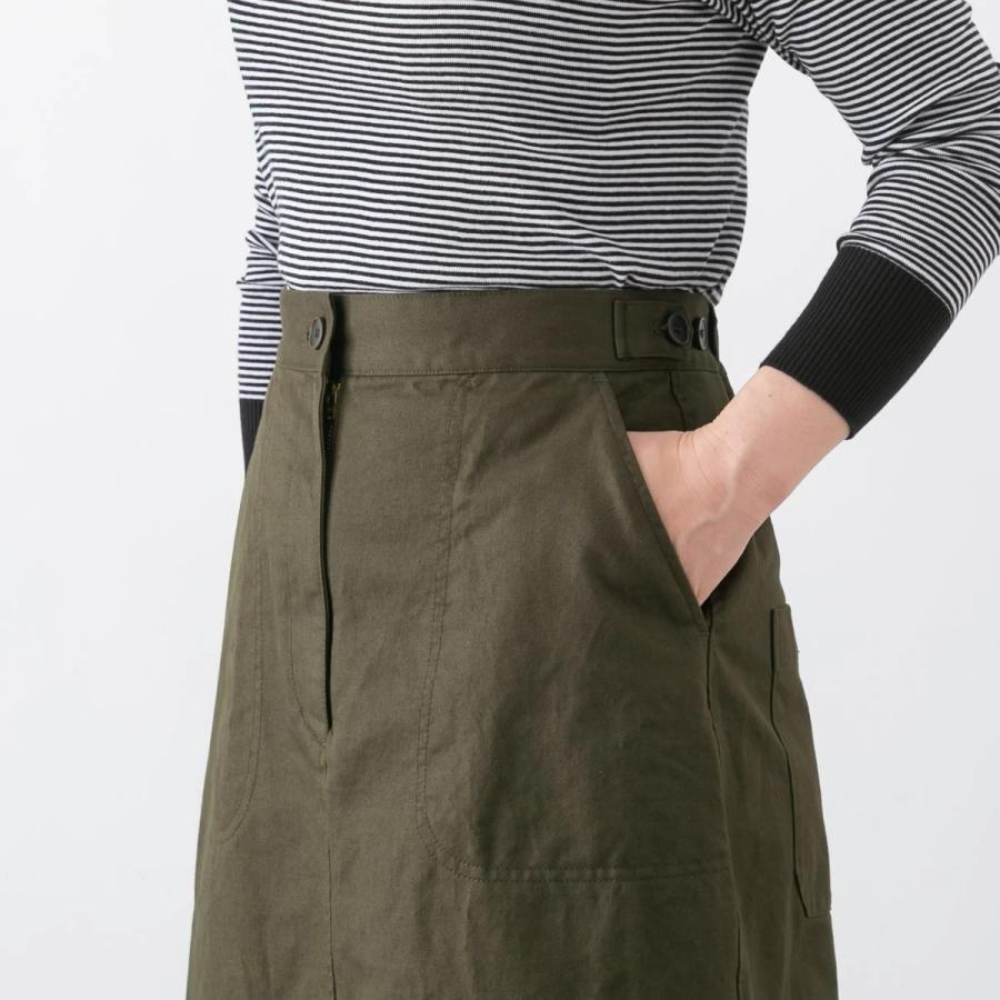50%OFF】サラウェア Cotton Twill A-line Skirt コットン ツイル A