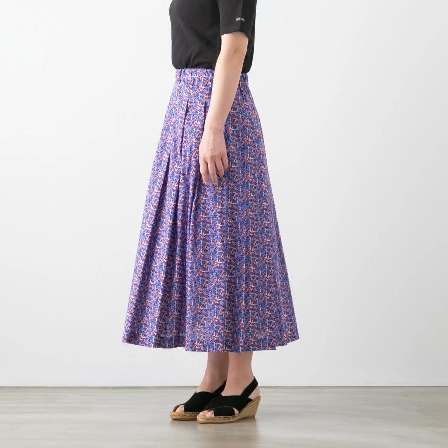 サラウェア Liberty Floral Flag Skirt Kelly リバティ スカート