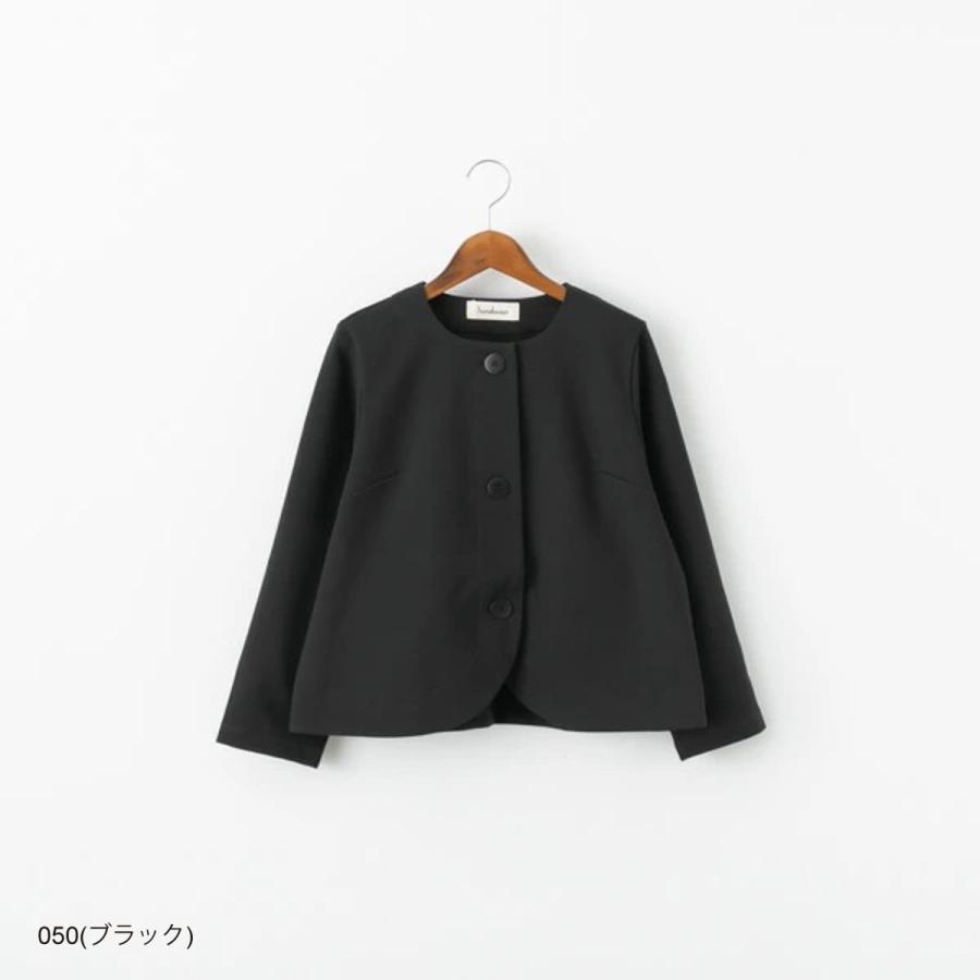 サラウェア ポンチ ノーカラー ジャケット C91175 SARAH WEAR サラウェア ポンチ ノーカラー ジャケット C91175 SARAH WEAR