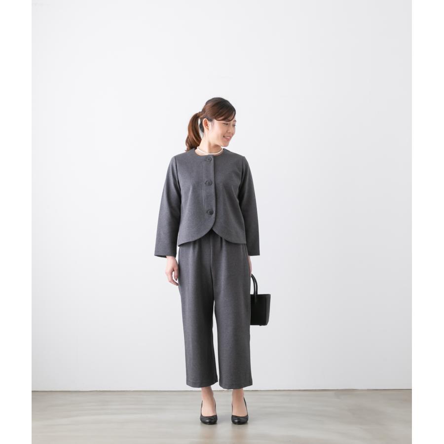 サラウェア ポンチ ノーカラー ジャケット C91175 SARAH WEAR サラウェア ポンチ ノーカラー ジャケット C91175 SARAH WEAR