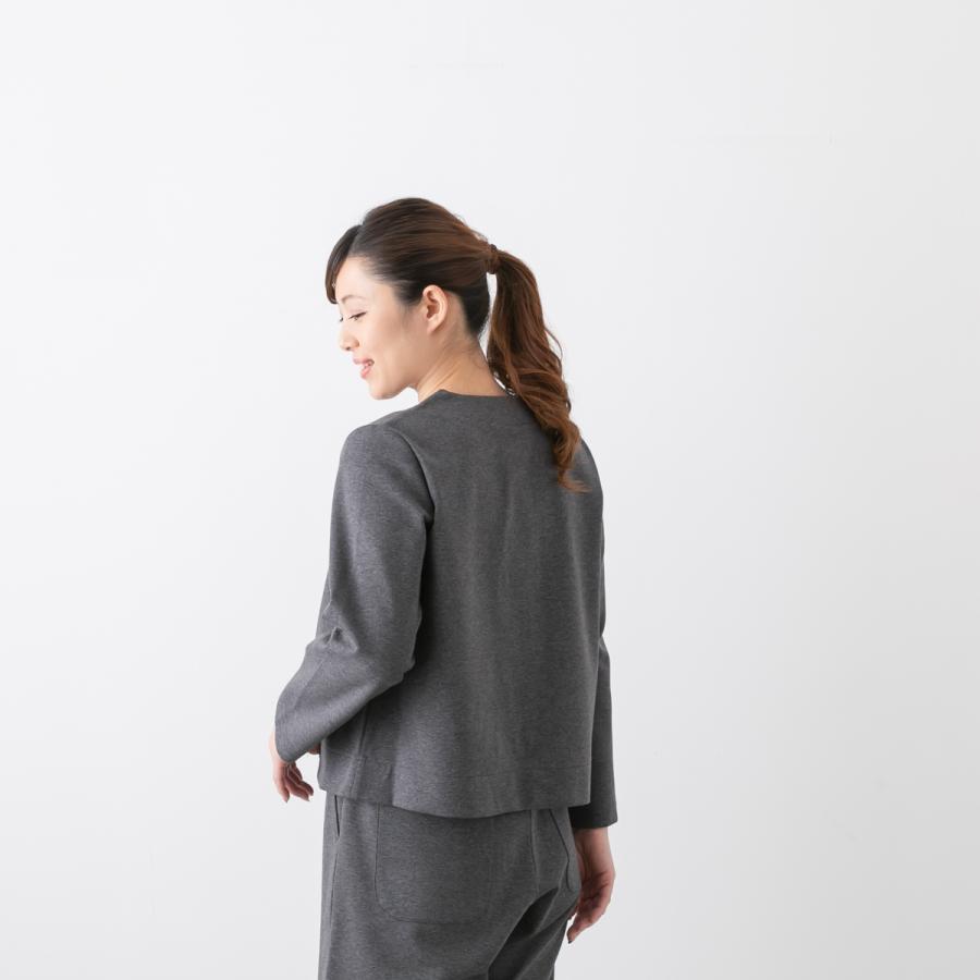 【新品 未使用】サラウェア sarahwear 　 ポンチ セットアップ サラウェア ポンチ ノーカラー ジャケット C91175 SARAH WEAR