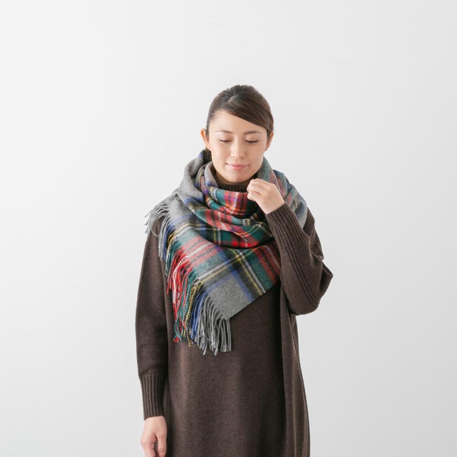 TWEED MILL（ツイードミル） マフラー ショール ストール 大判 ウール