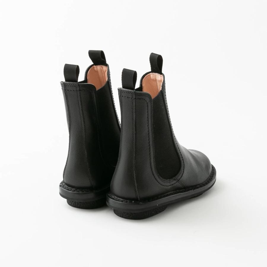trippenブラック サイドゴアブーツ レザー trippen（トリッペン） レザー サイドゴアブーツ チェルシー ブラック