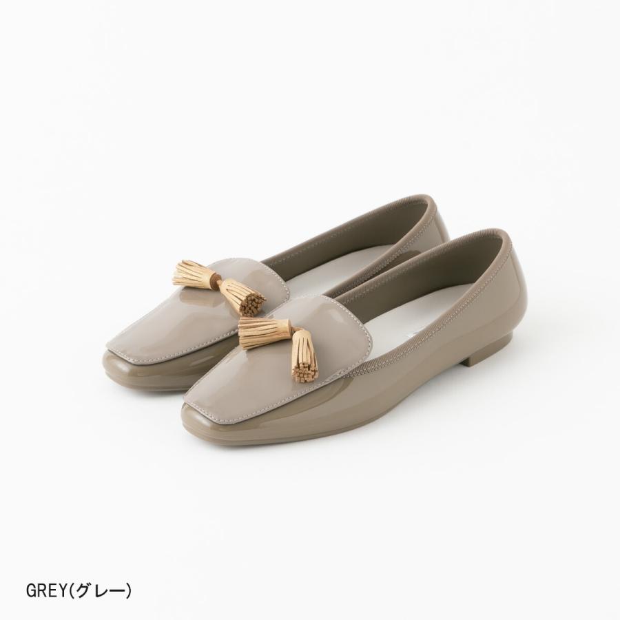 TEMPERATE（テンパレイト） タッセル付き スリッポン レインシューズ 