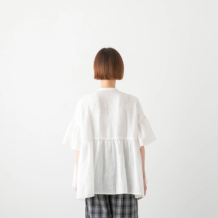 UNIVERSAL TISSU（ユニヴァーサルティシュ） フレンチリネン ギャザー