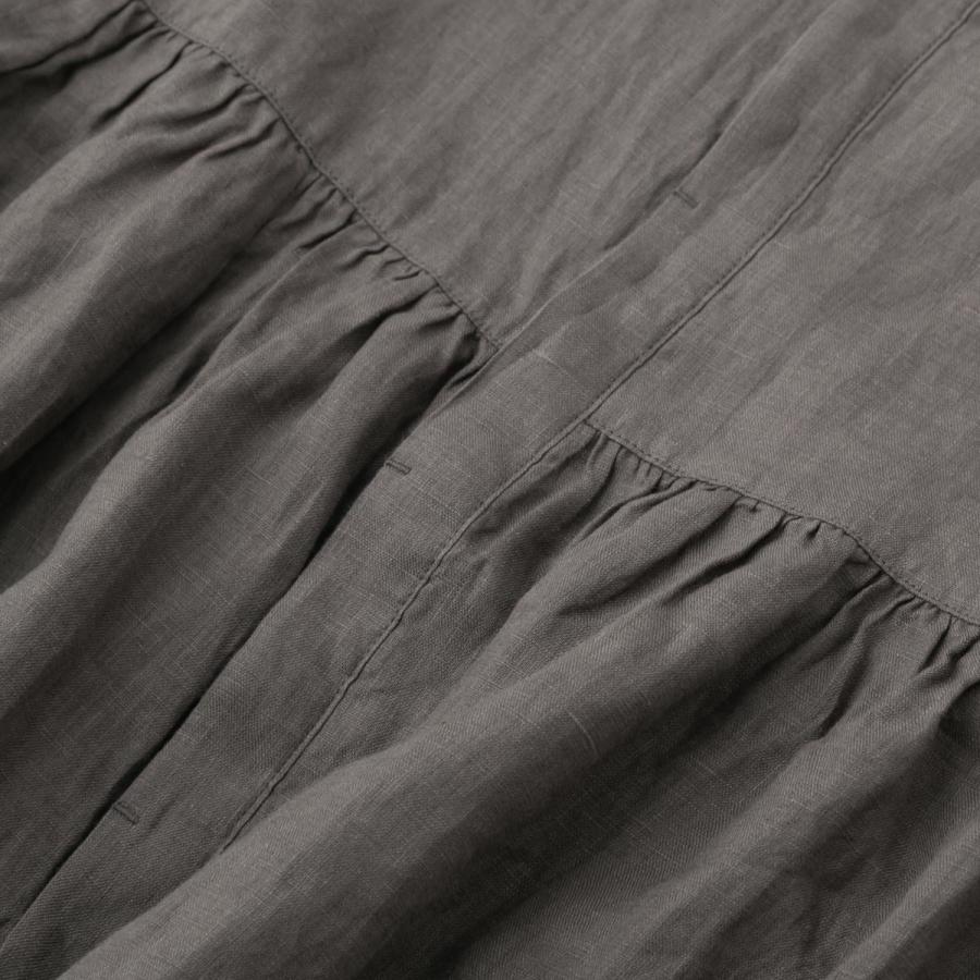 UNIVERSAL TISSU（ユニヴァーサルティシュ） フレンチリネン ギャザー