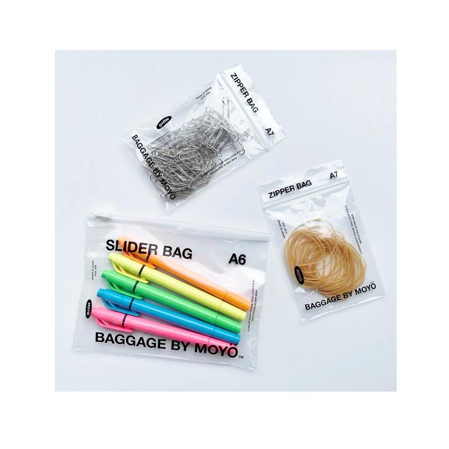MOYO モヨウ ZIPPER BAG A7 ジッパーバッグ 10枚入り スライダー MOYO モヨウ ZIPPER BAG A7 ジッパーバッグ 10枚入り スライダー