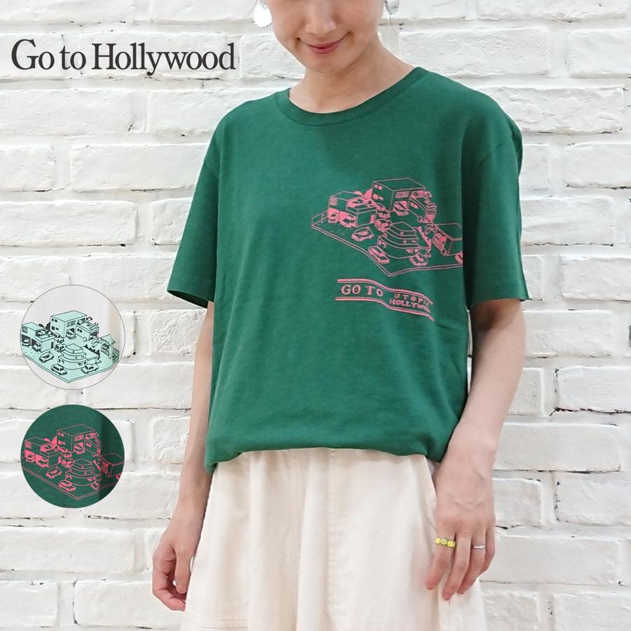 【★30%OFF】SALE セール Go To Hollywood ゴートゥーハリウッド テンジク TAKESHI WADA ユートピア TEE 1222415 ブランド ゴートゥー レディース Tシャツ｜blueberrybank-web