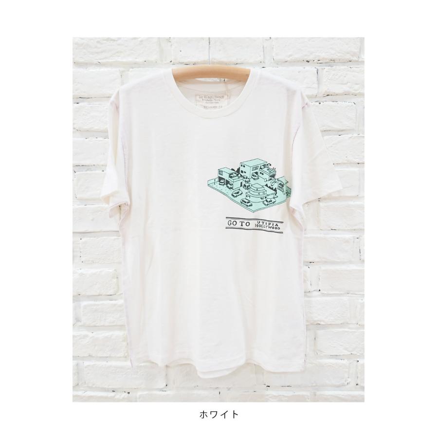 【★30%OFF】SALE セール Go To Hollywood ゴートゥーハリウッド テンジク TAKESHI WADA ユートピア TEE 1222415 ブランド ゴートゥー レディース Tシャツ｜blueberrybank-web｜06