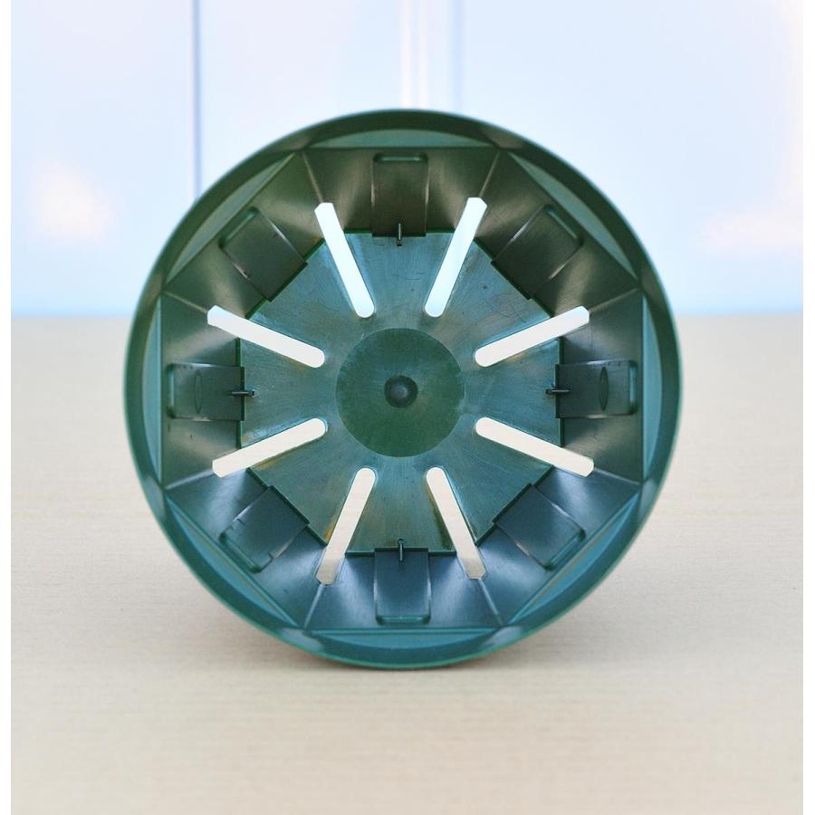 【メーカー直送】スリットポット 12cm CSM-120 グリーン 300個入りケースの画像