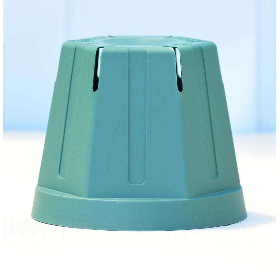 【メーカー直送】スリットポット 13.5cm CSM-135 グリーン 200個入りケースの画像