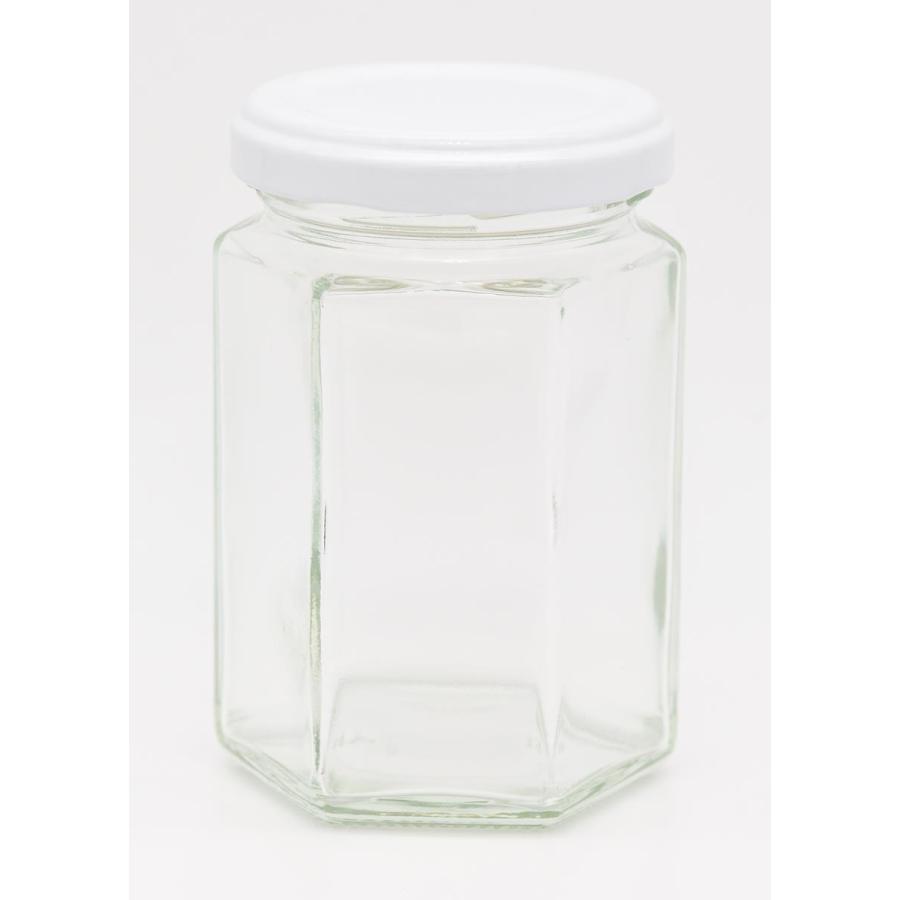 ジャム瓶 エスジェー150ツイスト(ST) 六角瓶 キャップ・キャップシール