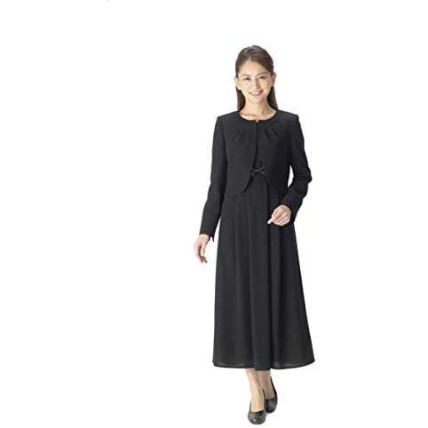 正規店仕入れの マーガレット M467 ブラックフォーマル レディース 喪服 アンサンブル ロング丈 ワンピース 洗える 礼服 冠婚葬祭 ブラック 15 号 初回限定 Southpointbd Com