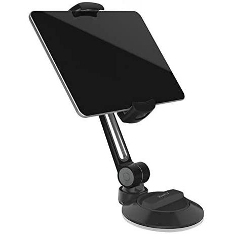 ZenCT タブレットホルダー スマホスタンド 粘着ゲル吸盤式 iPhone/iPad4-12.9インチ 多機種対応 強力真空吸盤 安定性抜群(黒)｜bluebird-shoji｜08