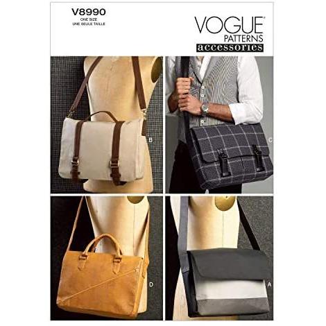 Vogue Patterns4種類のメッセンジャーバッグmessenger Bag の型紙 90 s01 Vja13g4je Bluebird商事 通販 Yahoo ショッピング