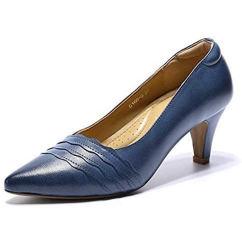 最新の激安 Mona Flying 人気7cm台ヒールポインテッドトゥパンプス 本革レディース 靴 靴 シューズ ブルー 22 5 Cm E s01 Vmr27n2ig Bluebird商事 通販 Yahoo ショッピング 柔らかい Regionmarket Store