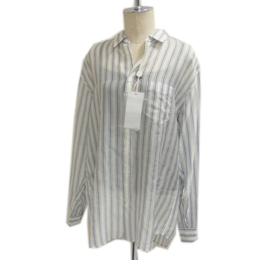 新品☆定価70,400円 Maison Margiela 20SS 長袖 ストライプ 