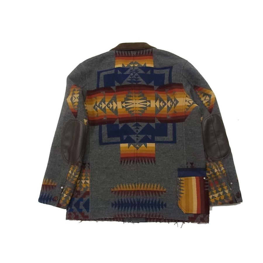 新品 定価17万円☆JUNYA WATANABE×PENDLETON ワークジャケット 2022FW ジャミロクワイ COMME des GARCONS メンズ パターンジャガード｜blueblue-brand｜02