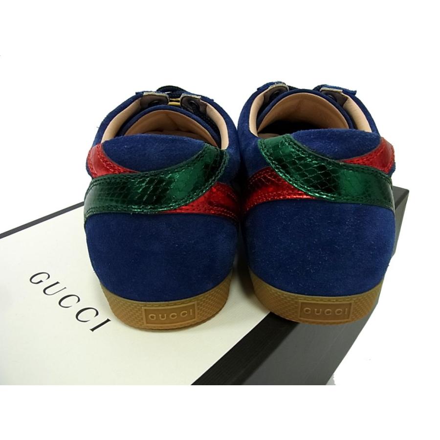 新品 定価10万円■GUCCI グッチ GGマーモント スニーカー ローカットシューズ 437487 イタリア製 メンズ｜blueblue-brand｜06