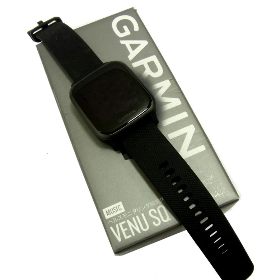 美品 定価37,800■GARMIN ガーミン Venu Sq Music Black Slate スマートウォッチ 腕時計 フィットネス Suica対応 GPS メンズ レディース｜blueblue-brand｜02