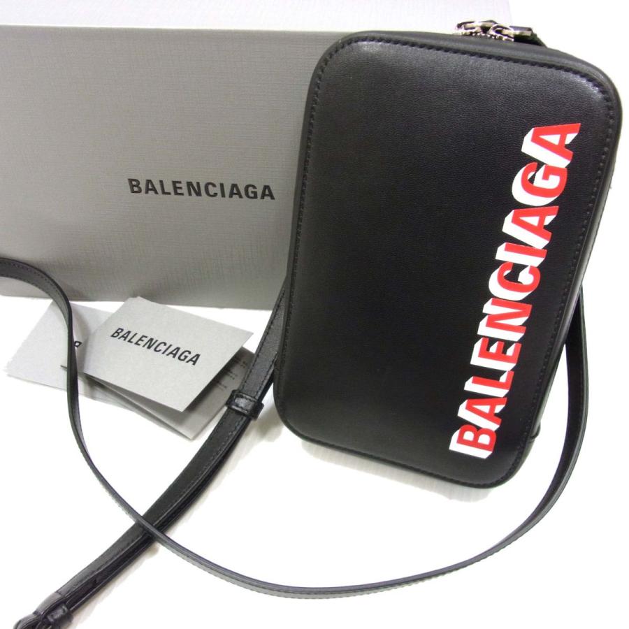 美品◇BALENCIAGA バレンシアガ スマホショルダー バッグ CASH ZIP  