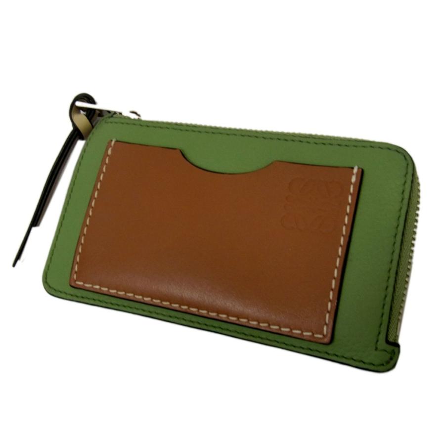 美品 定価55,000円◇LOEWE コインケース カードホルダー ソフト 