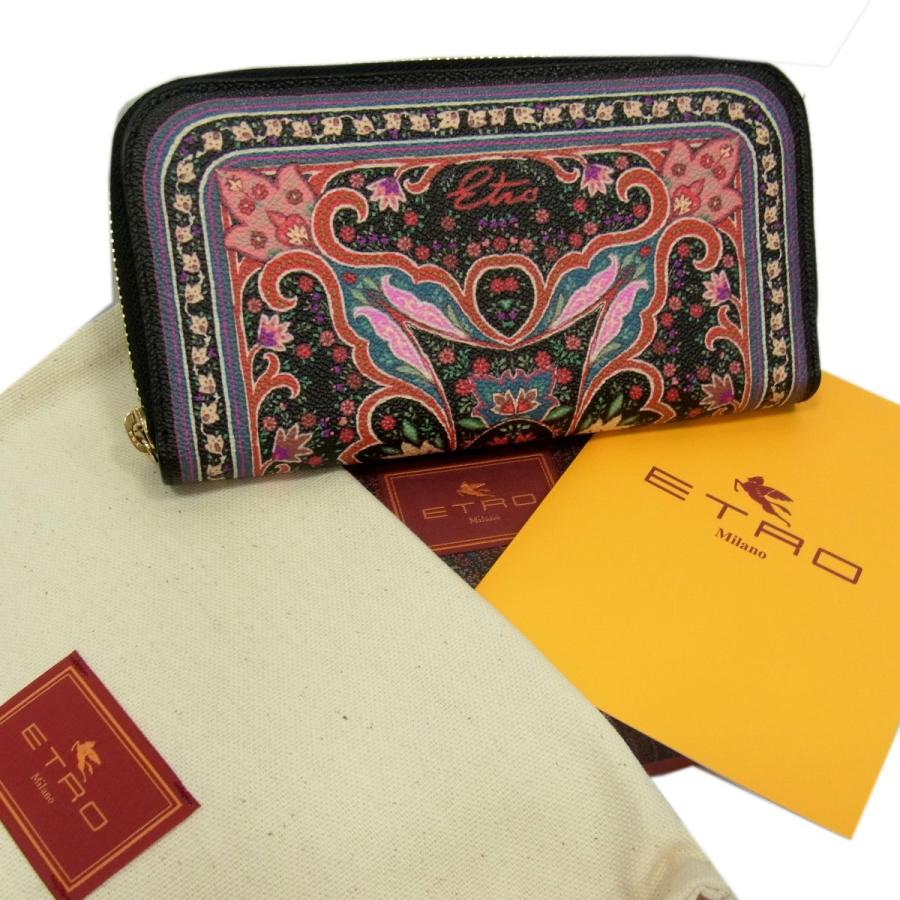 新品 定価6万円◇ETRO エトロ フローラル ペイズリープリント 長財布 