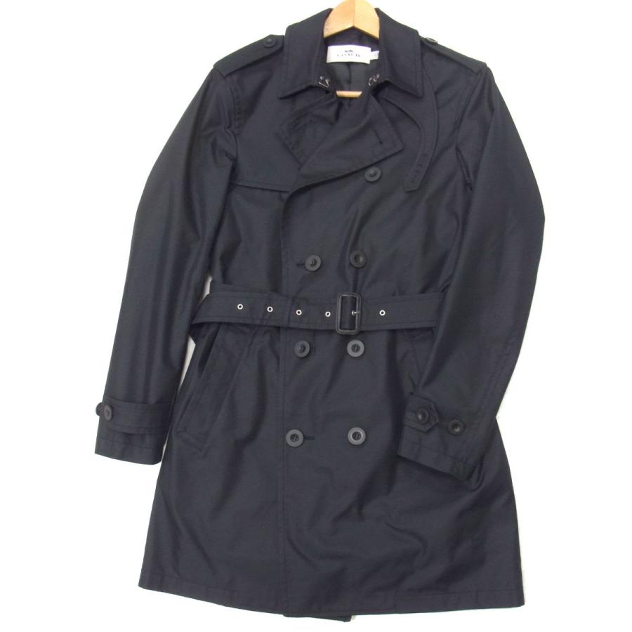 美品 定価154.000円☆COACH コーチ トレンチコート ブラック メンズ  