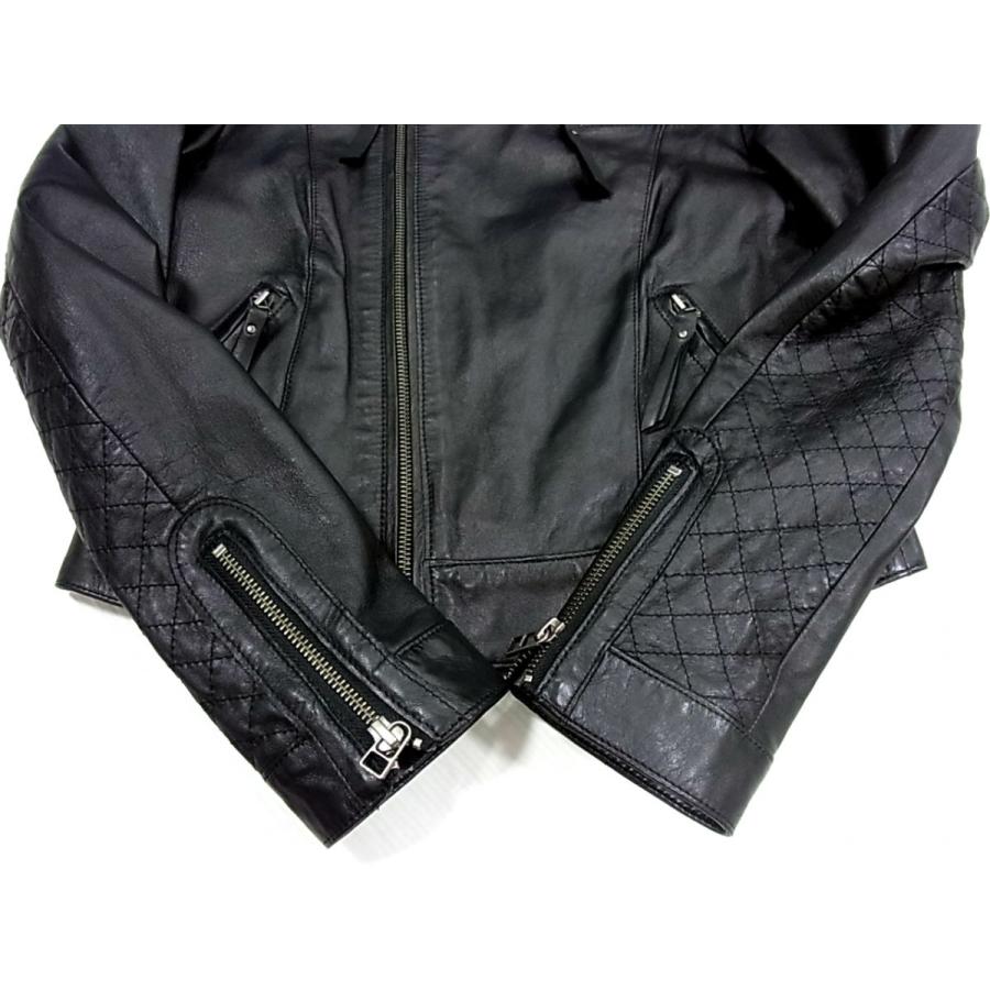 UNTITLED 美品 定価39.900円□UNTITLED ラムレザー ライダース UNTITLED 美品 定価39.900円□UNTITLED ラムレザー ライダース