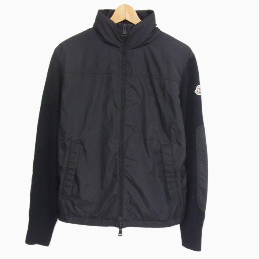 MONCLER ◇MONCLER CARDIGAN TRICOT ニット切り替え ダウン