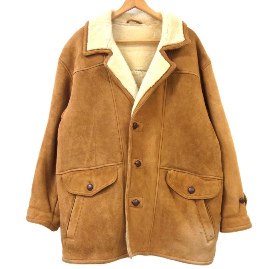 ◇D'HOMME A HOMME ドムアオム ムートンコート 羊毛皮 メンズ 冬物