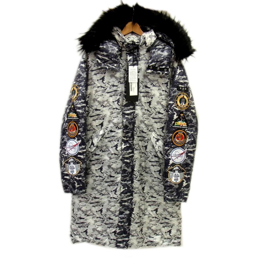 新品 定価173,800円 コラボ◇TATRAS×DIM MAX DOWN QUILTED CAMO BLOCKED PARKA MTA2DM4644 ファー ダウンコート タトラス×ディム マック TATRAS（タトラス） 新品 定価173,800円 コラボ◇TATRAS×DIM MAX DOWN