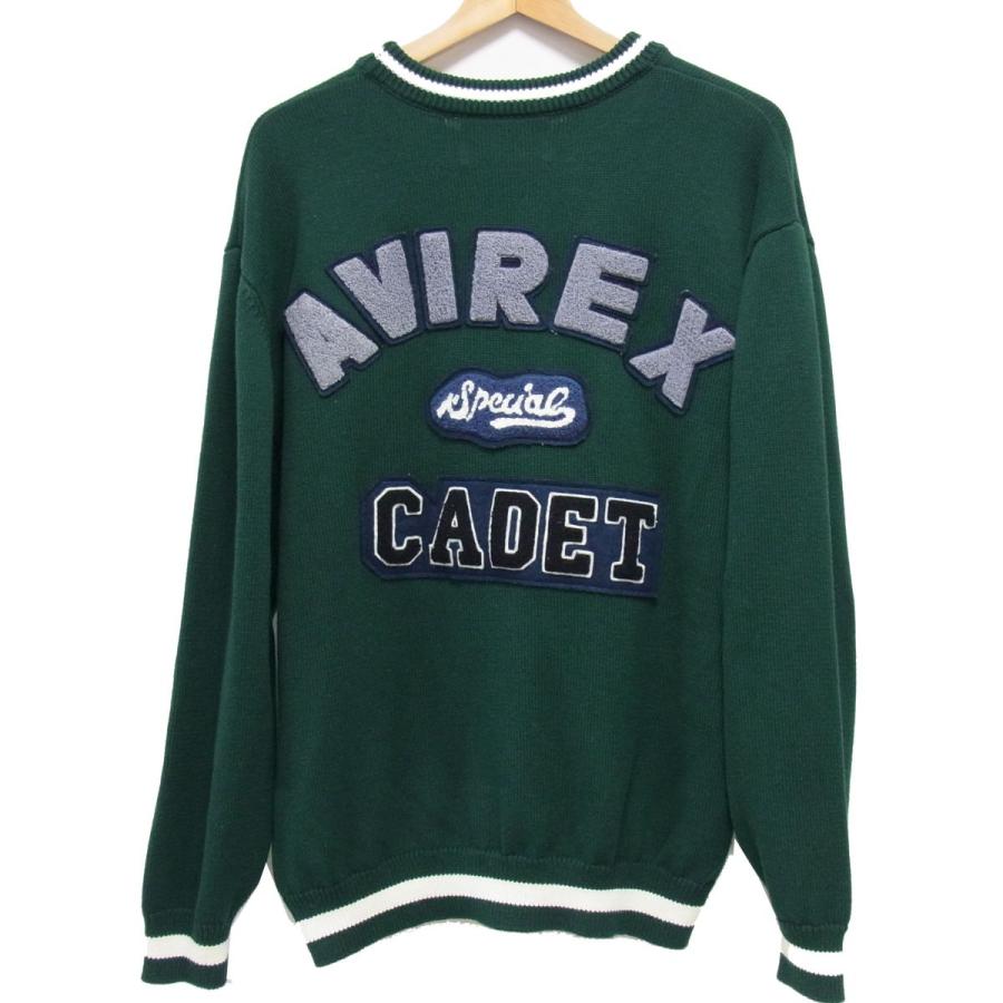 AVIREX（アヴィレックス） 美品☆AVIREX レタード シェニールパッチ 