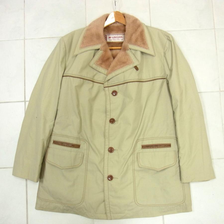 【70s】McGREGOR　マクレガー　ランチコート McGREGOR（マックレガー） 希少 70s ヴィンテージ USA製 裏ボア コート
