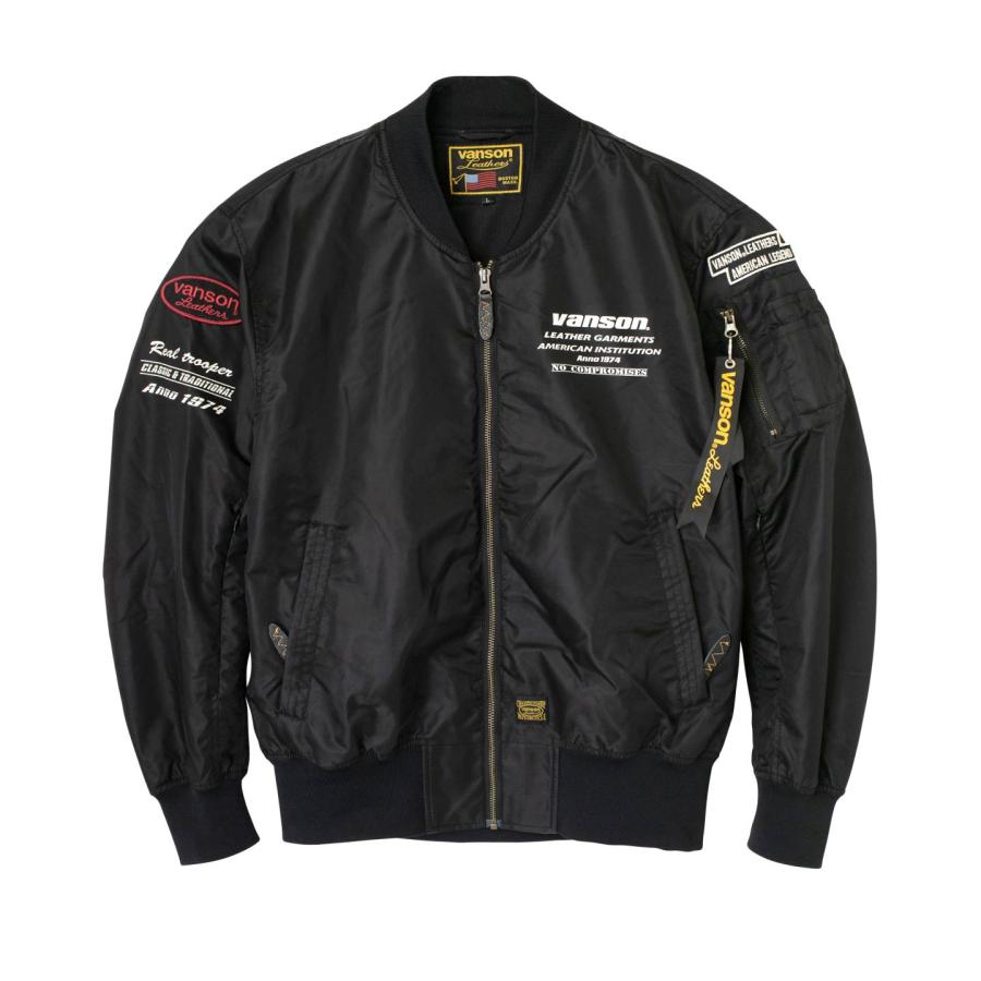 バイクジャケット バンソン vanson フライトジャケット アウター 春秋 