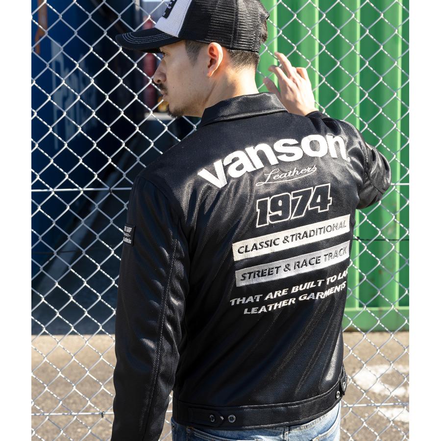 ★ VANSON TVS2402S IV/BK フルメッシュジャケット L Amazon | [バンソン] TVS2402S メッシュ ジャケット