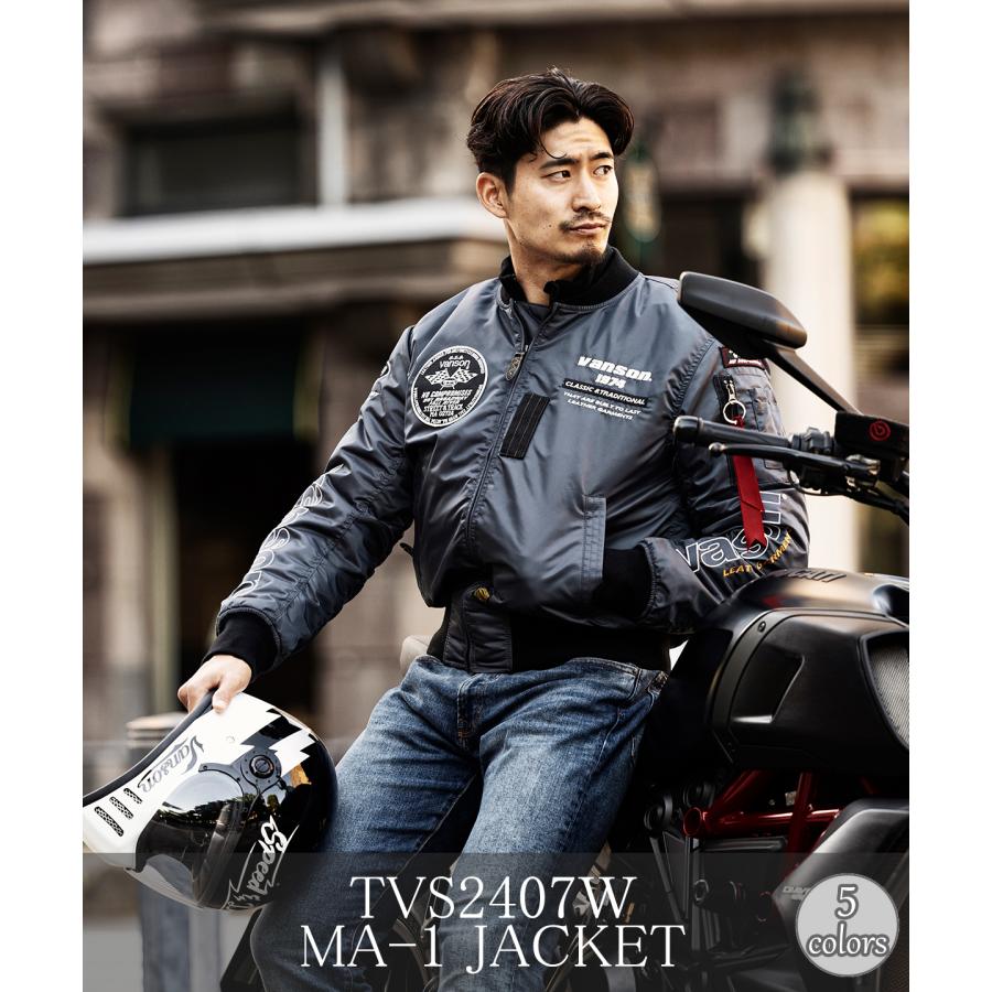 VANSON バイクジャケット ミリタリージャケット ma1メンズ VANSON バイクジャケット ミリタリージャケット ma1メンズ