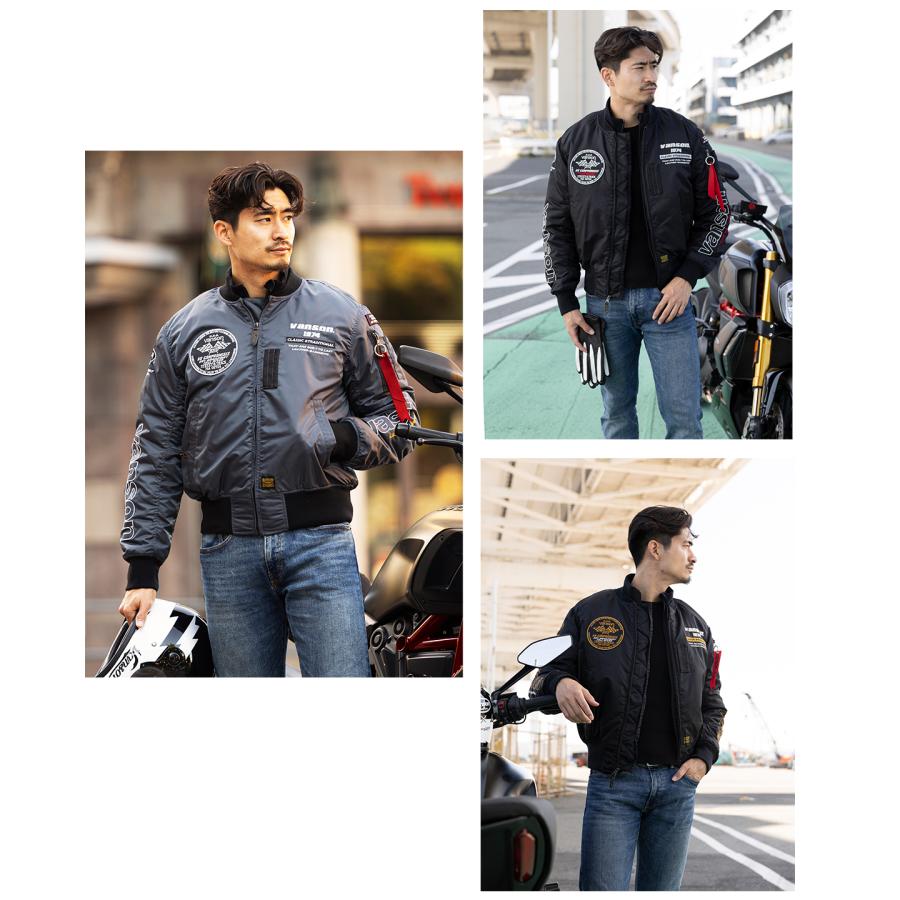 VANSON バイクジャケット ミリタリージャケット ma1メンズ VANSON バイクジャケット ミリタリージャケット ma1メンズ
