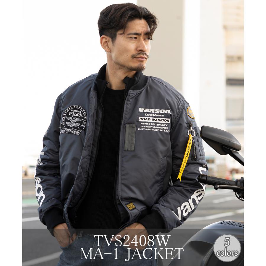VANSON バイクジャケット ミリタリージャケット ma1メンズ VANSON バイクジャケット ミリタリージャケット ma1メンズ