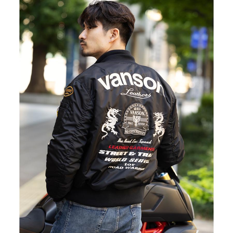 VANSON バイクジャケット ミリタリージャケット ma1メンズ VANSON バイクジャケット ミリタリージャケット ma1メンズ