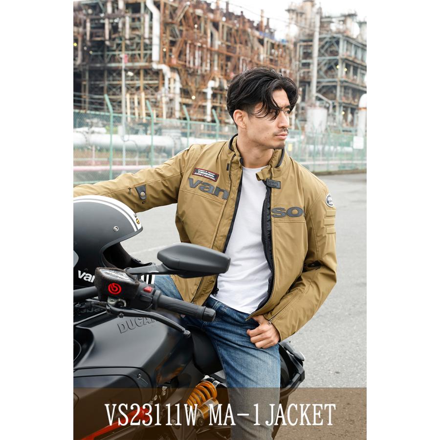 バイクジャケット ライディングジャケット メンズ バンソン vanson 
