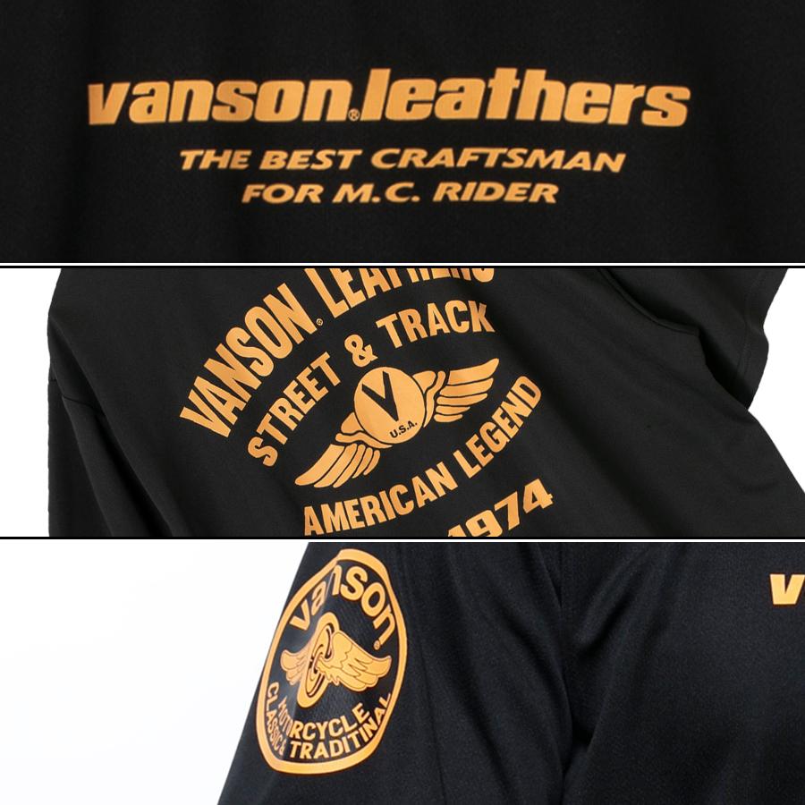 ドライメッシュTシャツ 半袖 バンソン VANSON 吸汗速乾 春夏 VS23804S メッシュTシャツ 2023新作 送料無料｜bluebluebayshore｜11