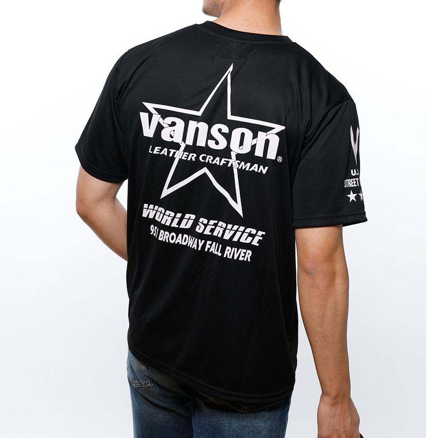 ドライメッシュTシャツ 半袖 バンソン VANSON 吸汗速乾 春夏 VS23805S メッシュTシャツ 2023新作 送料無料｜bluebluebayshore｜08