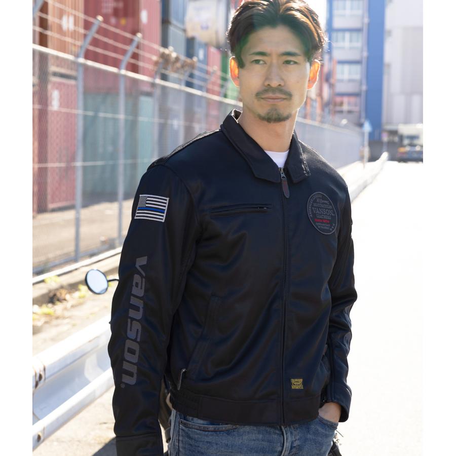 VANSON バイクジャケット バンソン vanson メッシュジャケット 夏用 