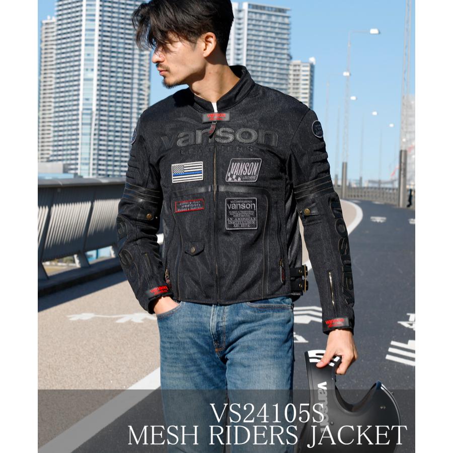 VANSON バイクジャケット バンソン vanson メシュジャケット 夏 VANSON バイクジャケット バンソン vanson メシュジャケット 夏
