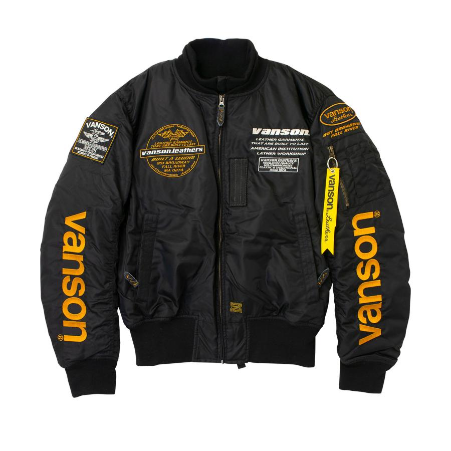 VANSON バイクジャケット ミリタリージャケット ma1メンズ