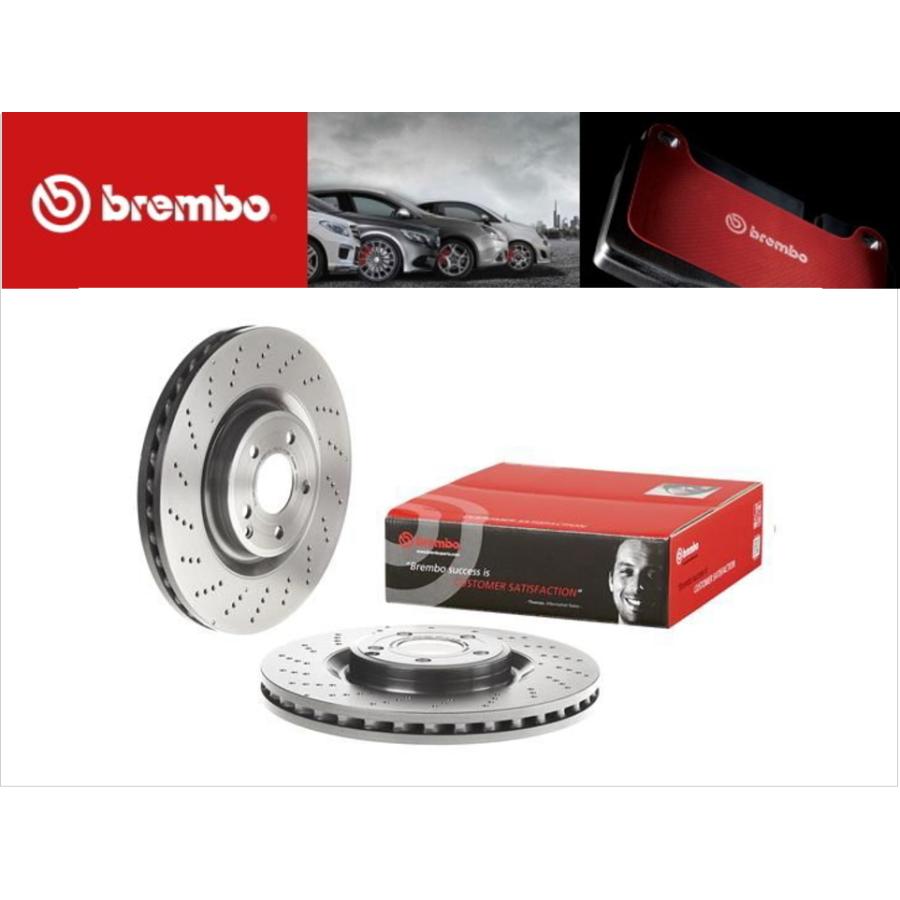 BREMBO 新品 メルセデスベンツ CLS C218 X218 フロントブレーキローター1台分 防錆コート 2184210412