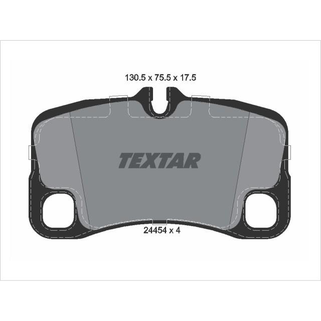 TEXTAR 新品 OEM ポルシェ911 997 リアブレーキパッド 99735294903