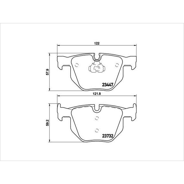 BREMBO 新品 BMW X5 E70 3.0si xDrive 30i 35i 35d リア ブレーキパッド 34212413040 34212413041 34212475045 34216776937 34216857108